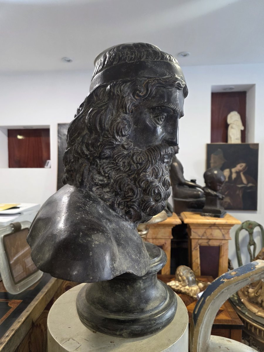 Chiurazzi - Busto greco in bronzo-photo-2