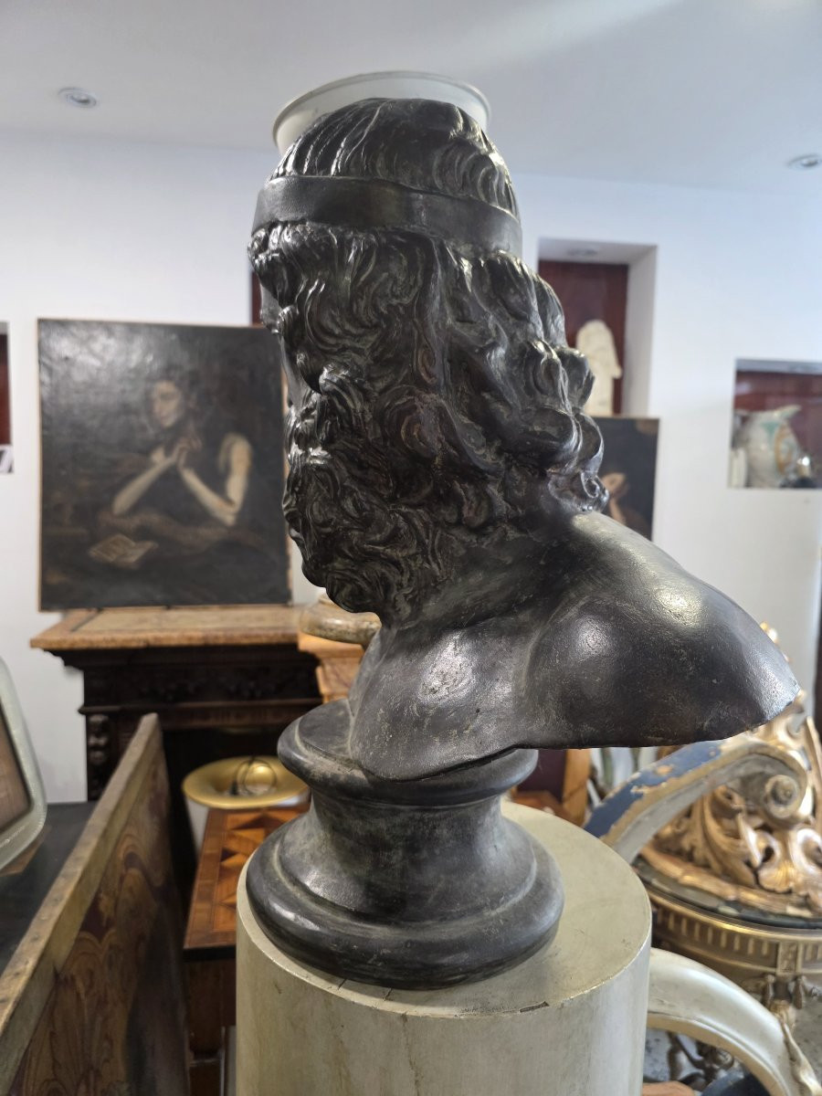 Chiurazzi - Busto greco in bronzo-photo-4