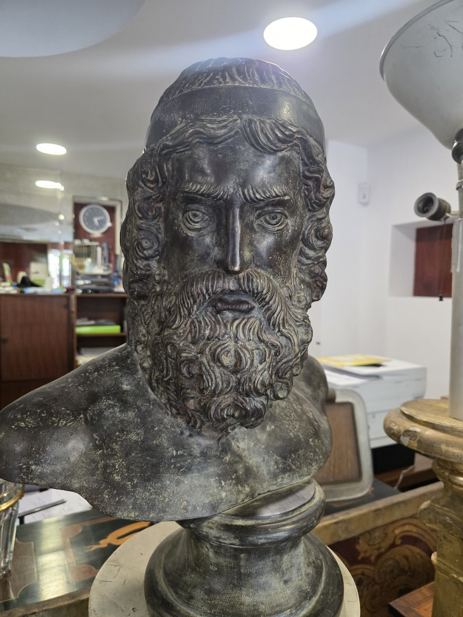 Chiurazzi - Busto greco in bronzo