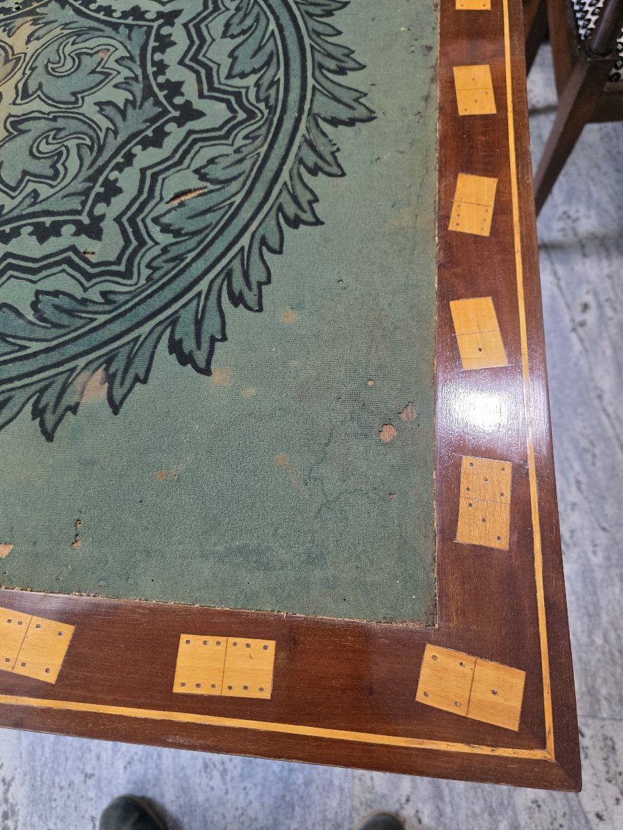 Tavolo da gioco quadrato olandese dei primi del 1800-photo-5