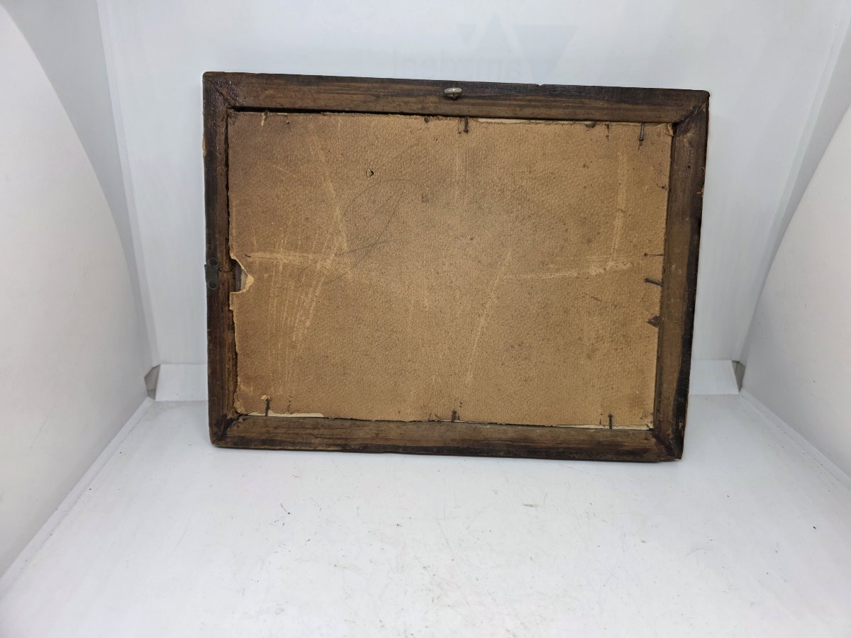 Quadro china metà ottocento raffigurante "Rissa in osteria"-photo-4