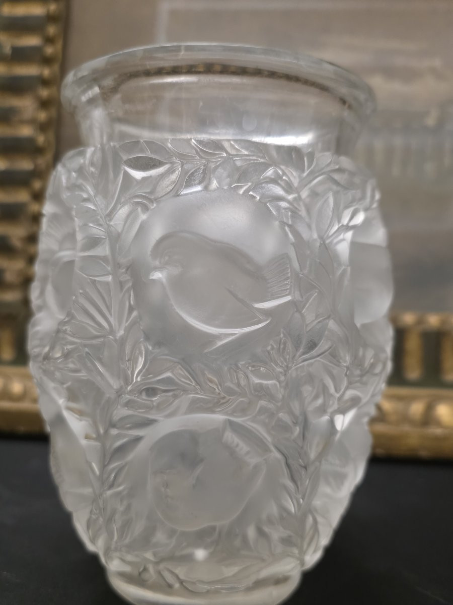 "Vaso in cristallo Lalique, modello Bagatelle"-photo-2