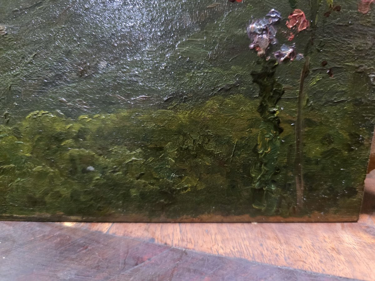 Eduardo Dalbono (1841-1915) Studio per raffigurazione paesaggio marino fine ottocento-photo-2