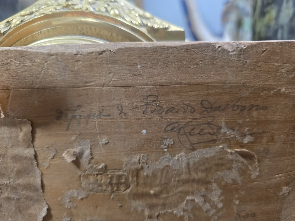 Eduardo Dalbono (1841-1915) Studio per raffigurazione paesaggio marino fine ottocento-photo-8