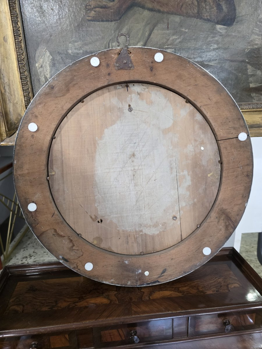 Tondo in bronzo a rilievo raffigurante "Sacra Sindone" firmato Alceo Dossena Roma 1918-photo-5