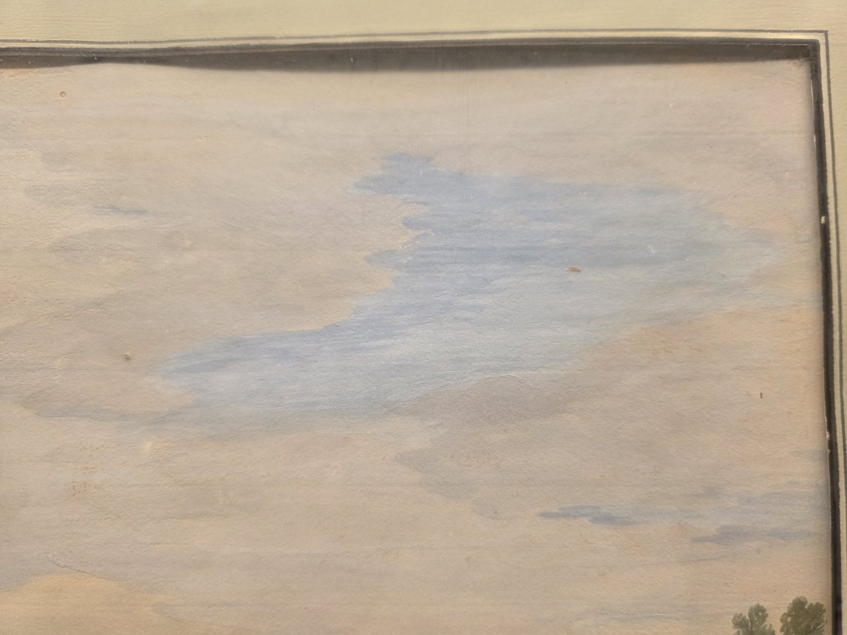 Tempera a guazzo periodo Gran Tour (primi ottocento). Sicilia?-photo-2