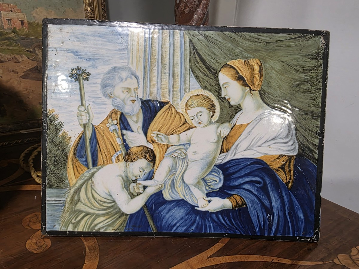 Prima metà del XVIII secolo, Mattonella Castelli, Sacra Famiglia