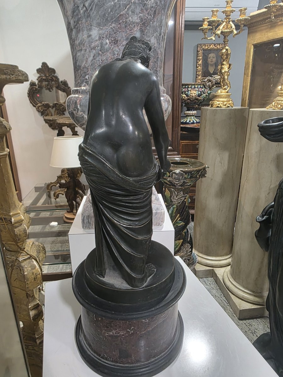 Bronzista Del XIX Secolo scultura raffigurante "Danaide"-photo-3