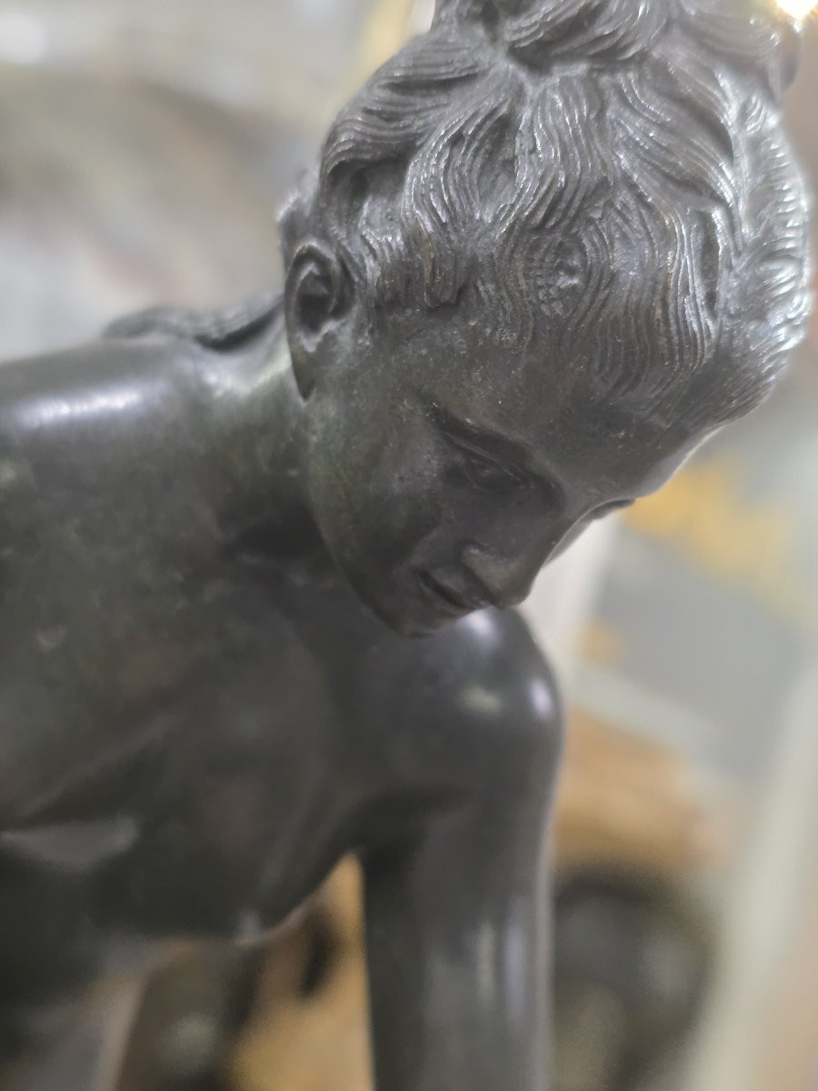 Bronzista Del XIX Secolo scultura raffigurante "Danaide"-photo-1