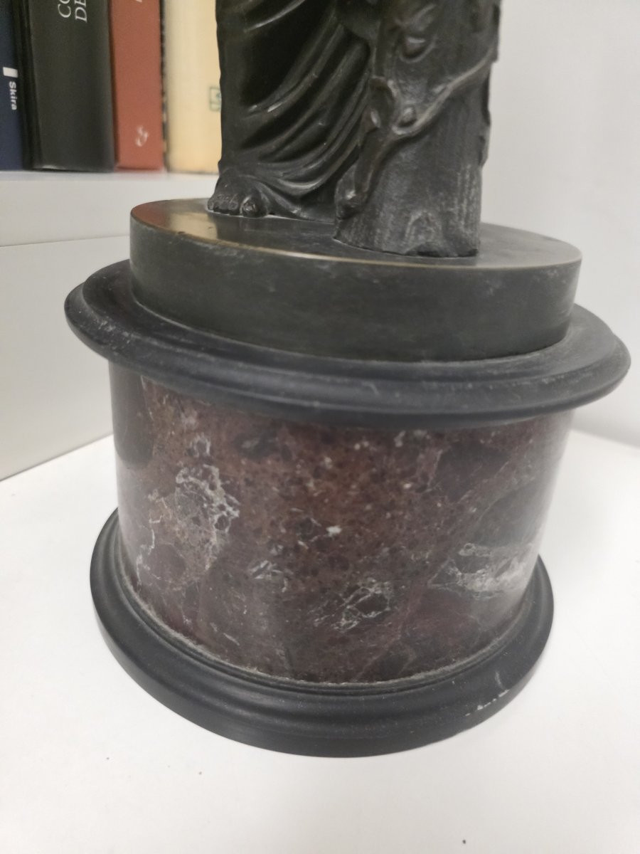 Bronzista Del XIX Secolo scultura raffigurante "Danaide"-photo-5