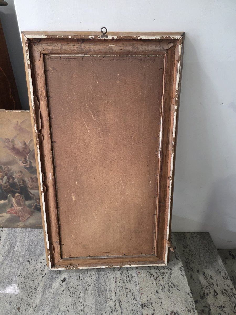 Cromolitografia "Figura femminile. busto femminile" Periodo Liberty-photo-3