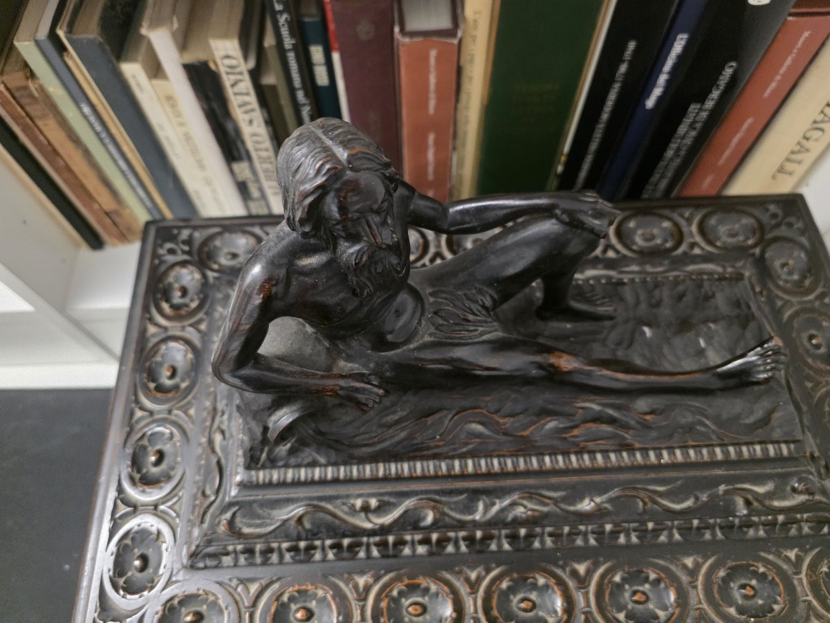 Cassina in legno intagliato, intagliatore toscano del XIX secolo-photo-2