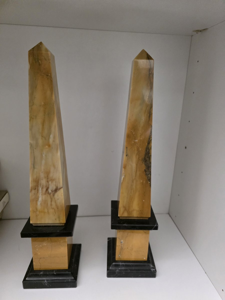 COPPIA DI OBELISCHI, ROMA, SECOLO XX-photo-3