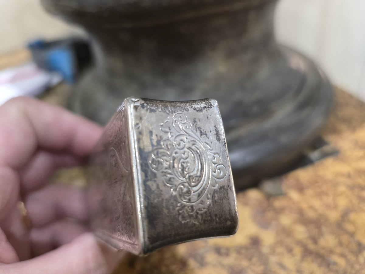 Tabacchiera in argento massiccio - Djion 1781 - 1789 (110 gr)-photo-2