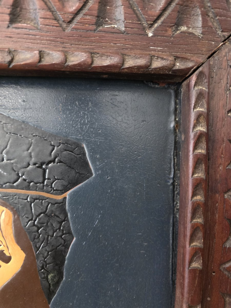 Mattolnella dipinta e cotta sarda attr. a Federico Melis-photo-3