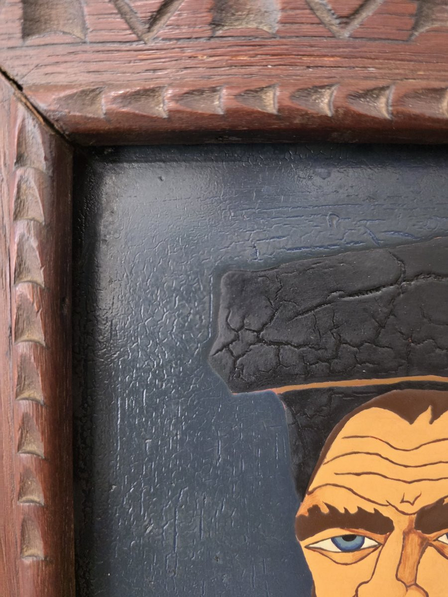 Mattolnella dipinta e cotta sarda attr. a Federico Melis-photo-1