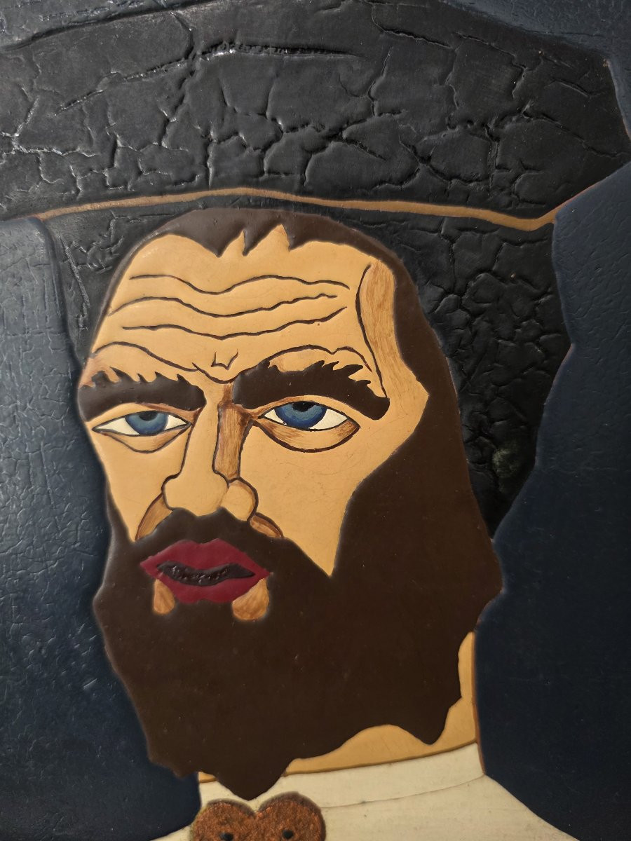 Mattolnella dipinta e cotta sarda attr. a Federico Melis-photo-4