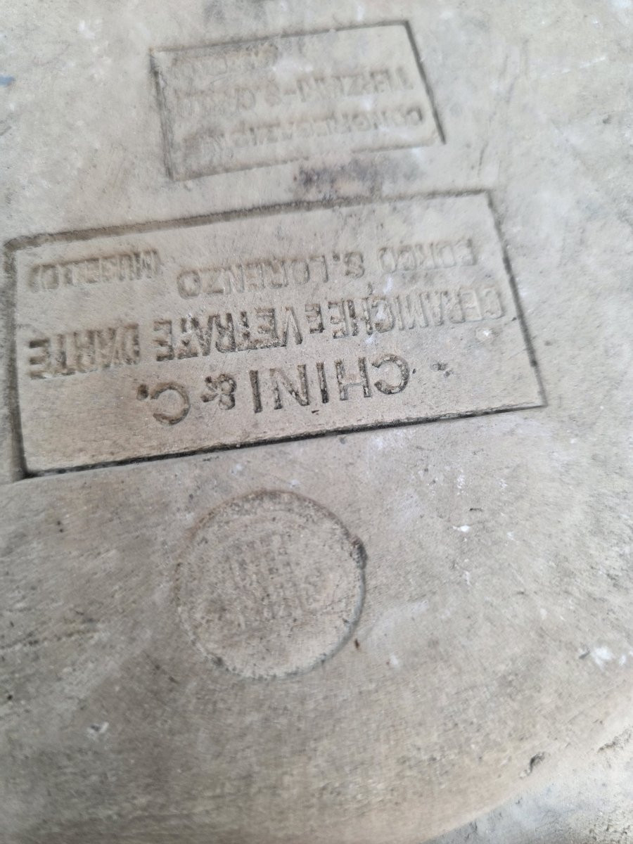 Targa devozionale a lustro "Pax Et Bonum" di Galileo Chini, Fornaci San Lorenzo, circa 1925-photo-4