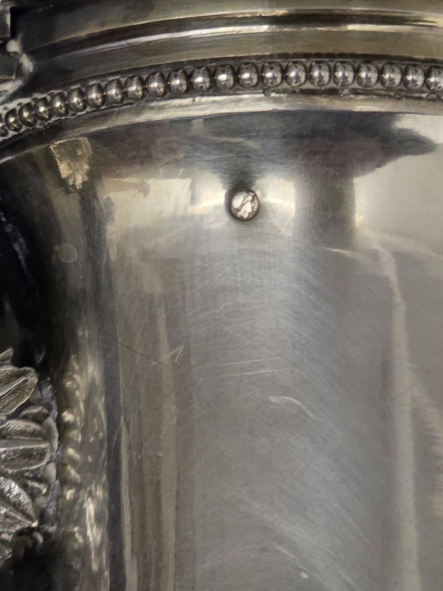 Caffettiera in argento titolo 950 Impero Parigi-photo-4