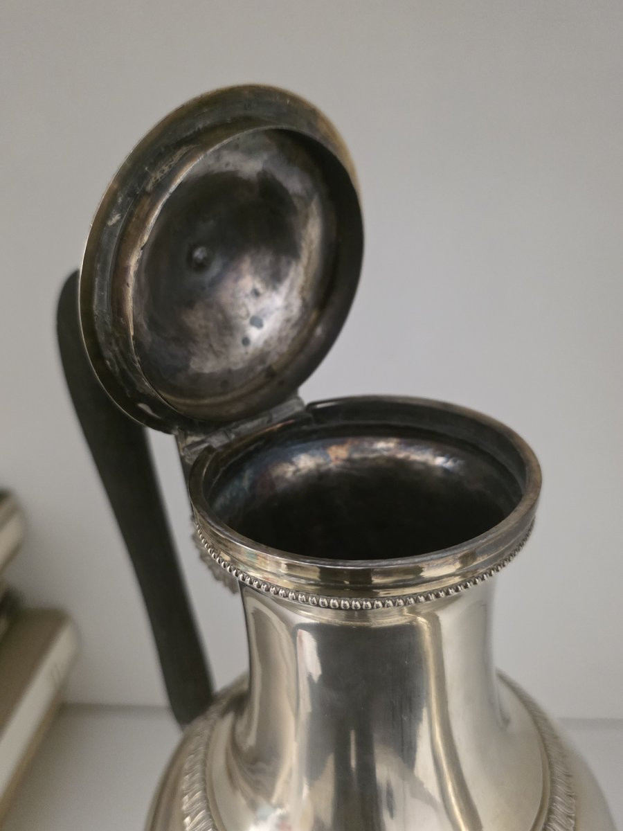 Caffettiera in argento titolo 950 Impero Parigi-photo-3