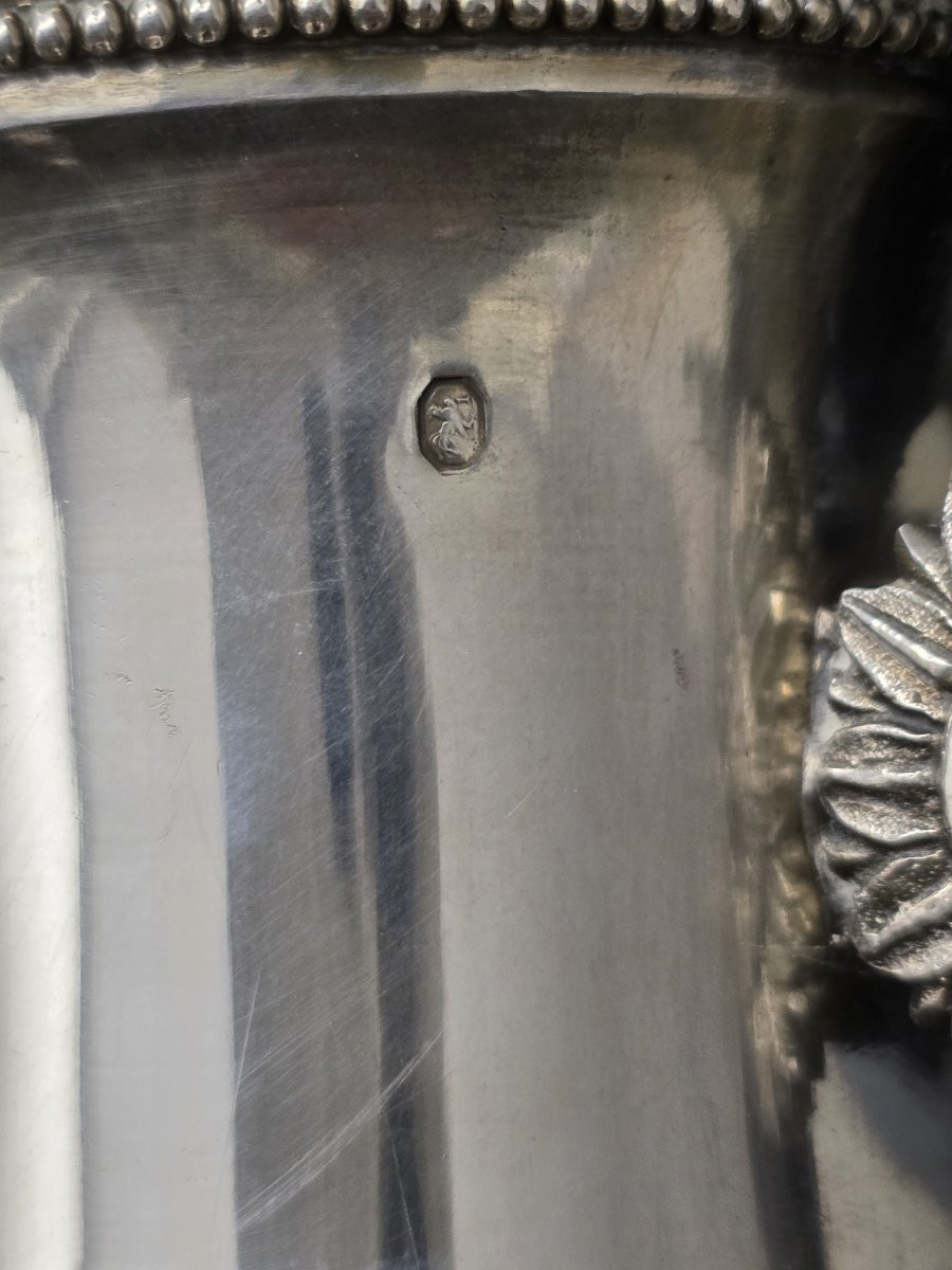 Caffettiera in argento titolo 950 Impero Parigi-photo-4