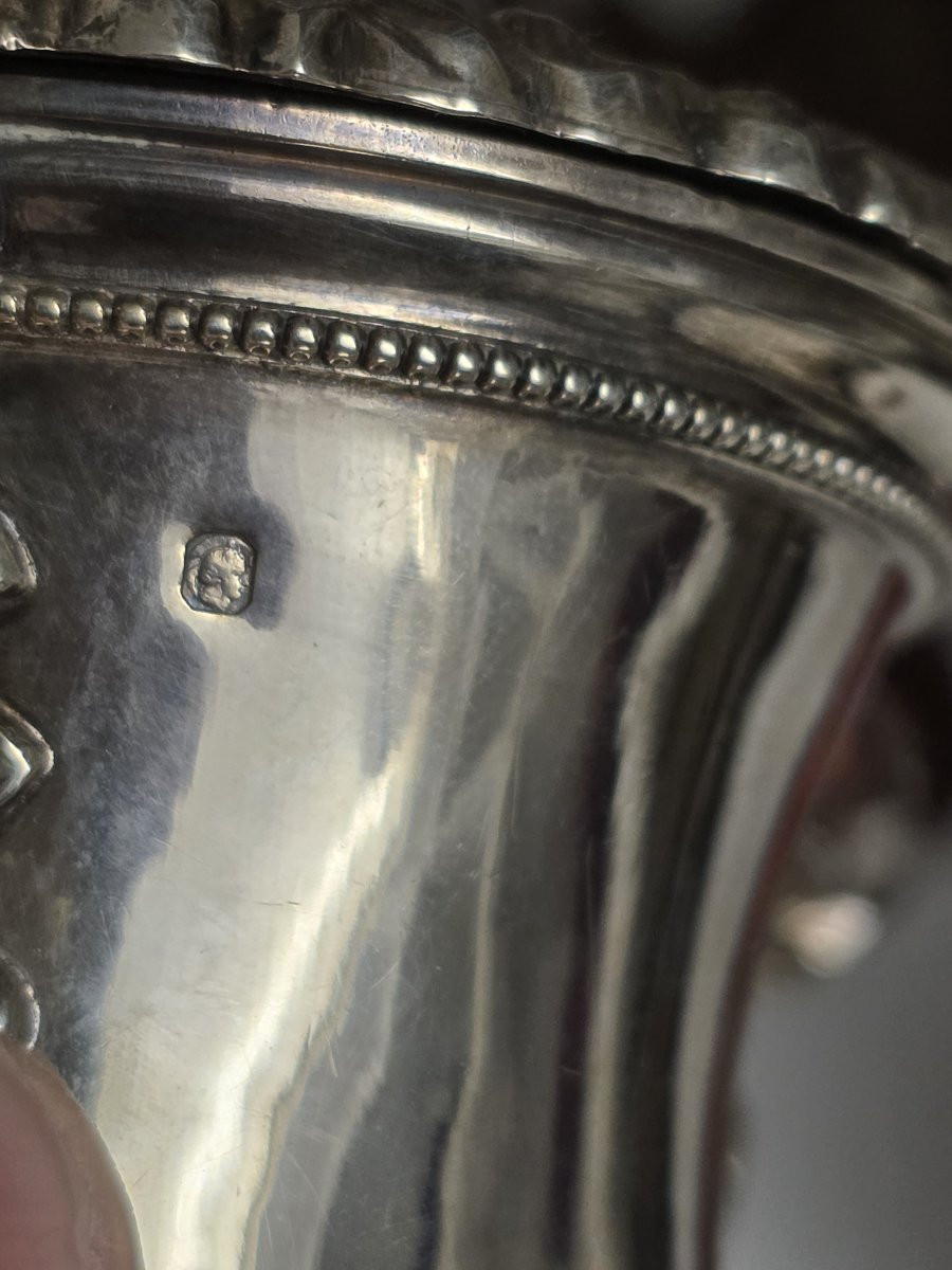 Caffettiera in argento titolo 950 Impero Parigi-photo-8