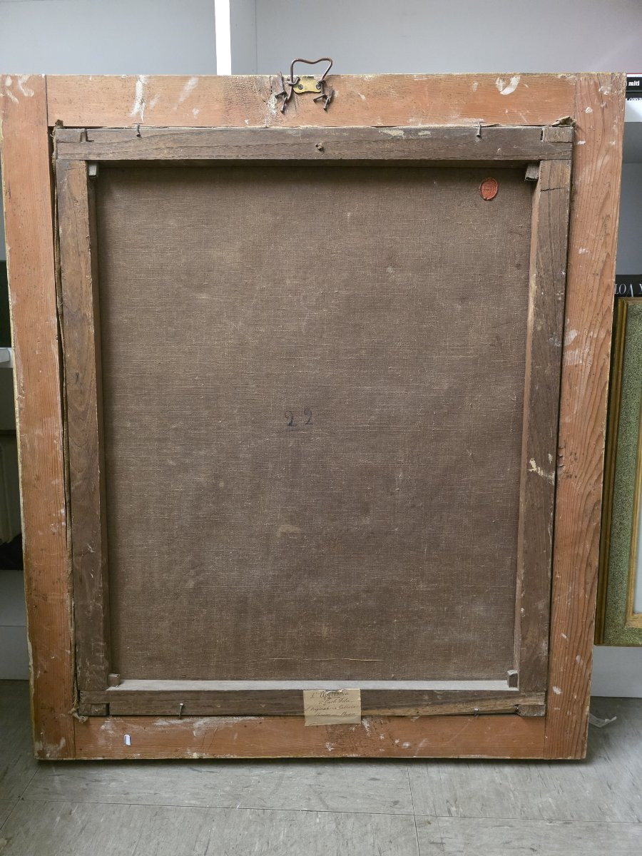 Olio su tela da Carlo Dolci, fine settecento primo ottoceonto raffigurante: Santa Apollonia-photo-4