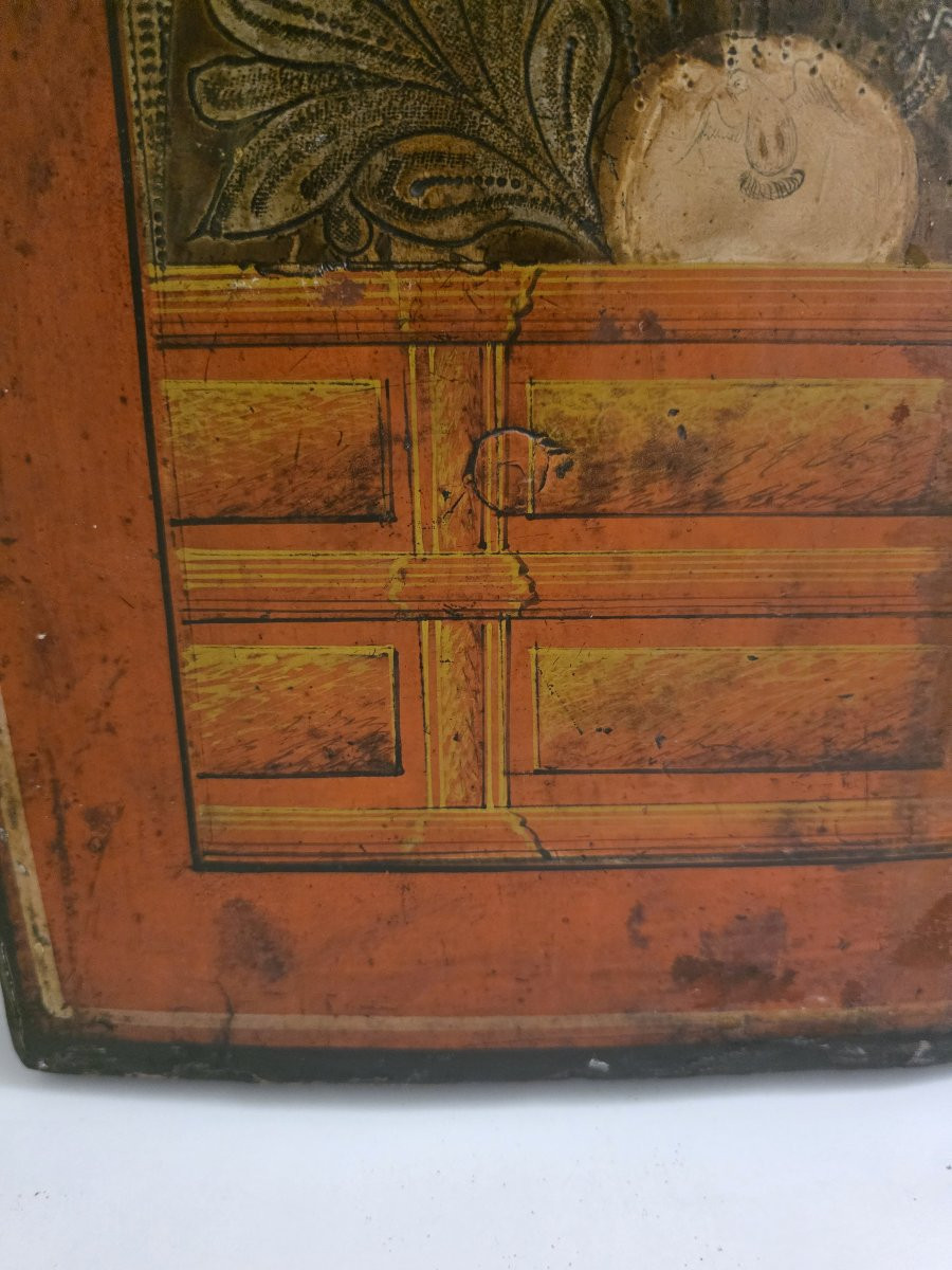 Icona russa La Madonna di Częstochowa del XIX secolo-photo-2