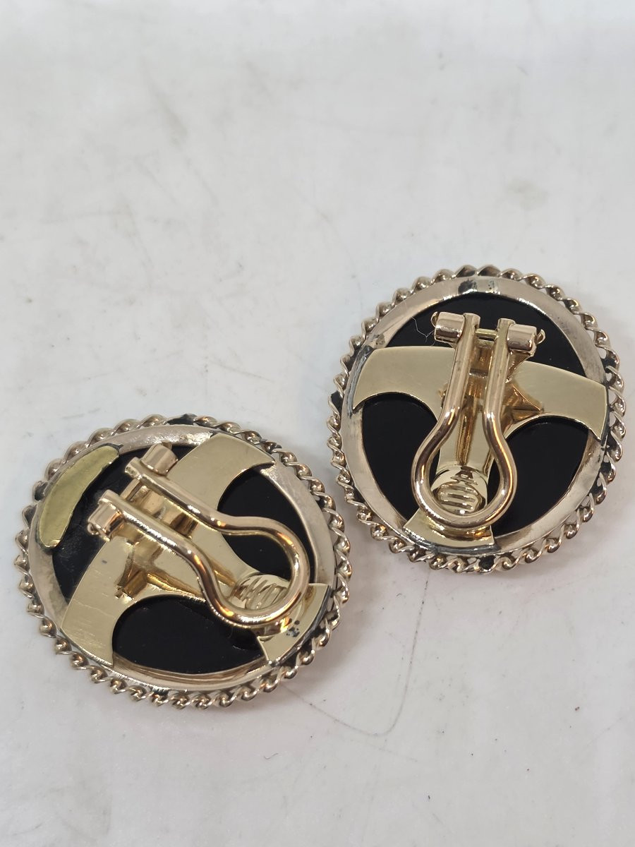 Orecchini con bellissimi antichi micromosaici del XIX-photo-2