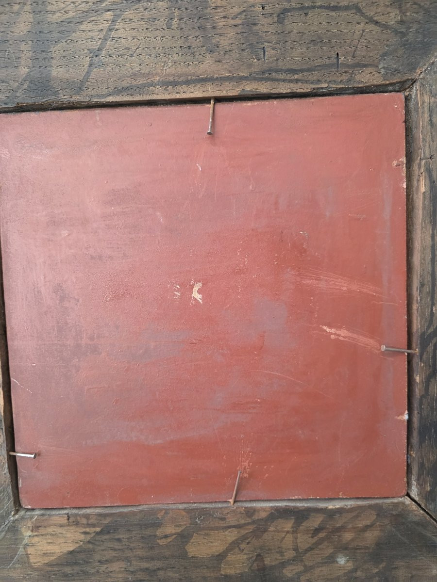 Mattolnella dipinta e cotta sarda attr. a Federico Melis-photo-5