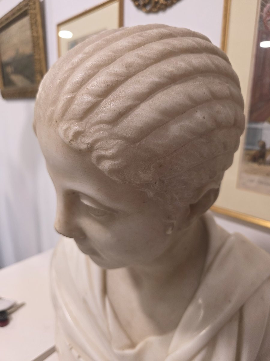 Statua in marmo raffigurante Plautilia Firenze, XVIII secolo-photo-1