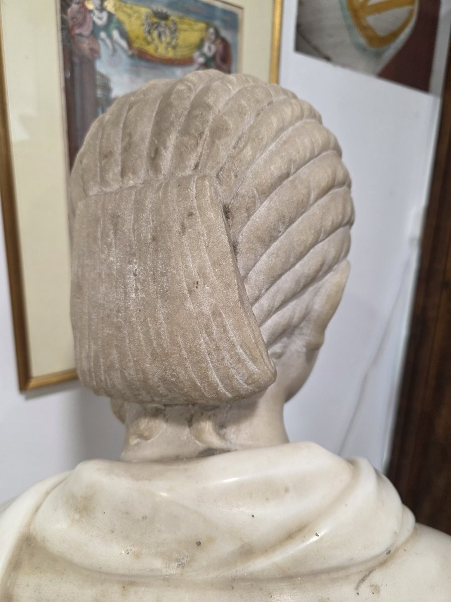 Statua in marmo raffigurante Plautilia Firenze, XVIII secolo-photo-3