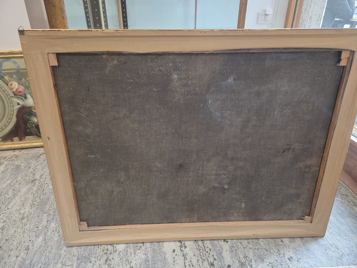 Scuola italiana, XVIII secolo, capriccio di rovine architettoniche con personaggi-photo-4