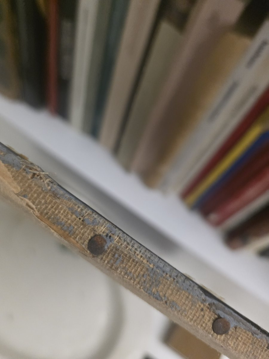 Olio su tela ritratto maschile Napoli (?) del XVII-photo-7