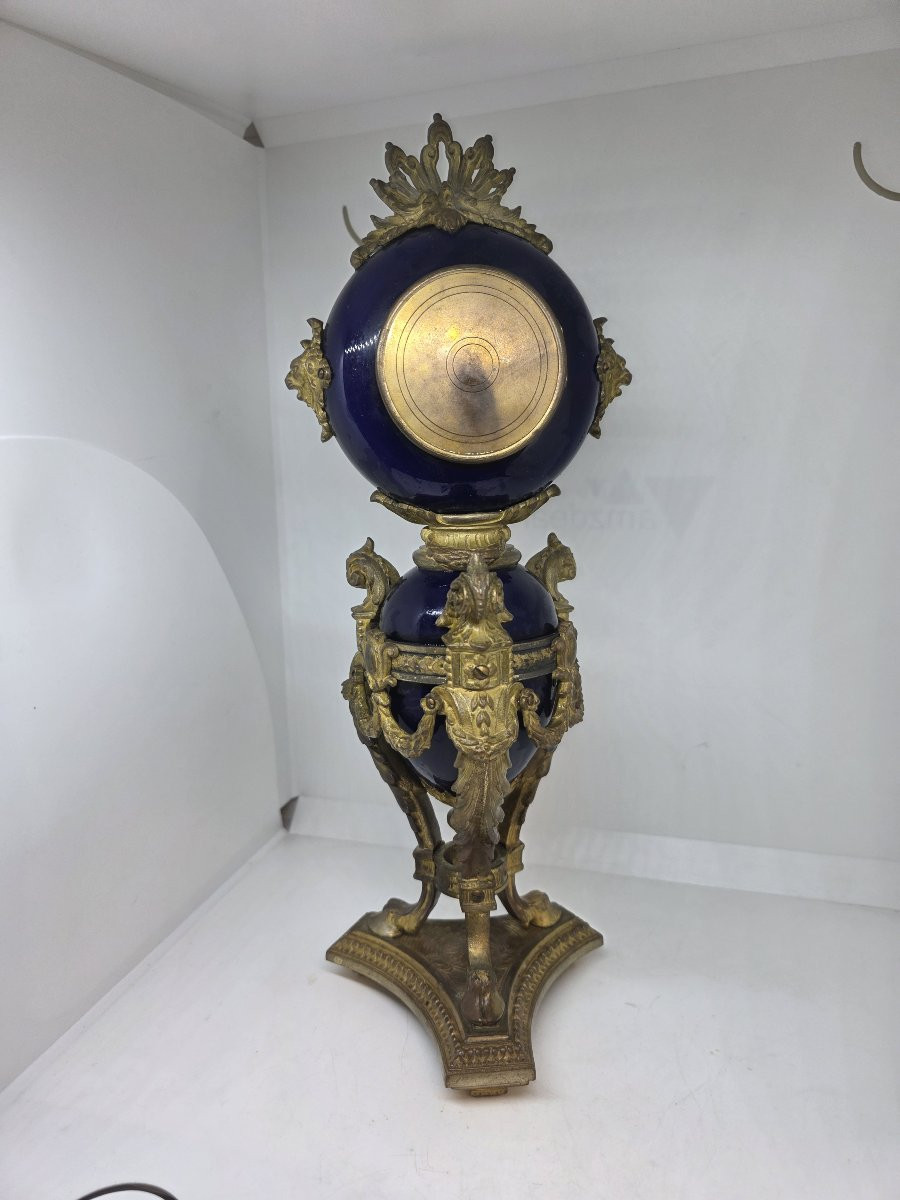 Orologio da tavolo a forma di vaso (o "orologio ad urna") francese epoca napolenoe III-photo-4