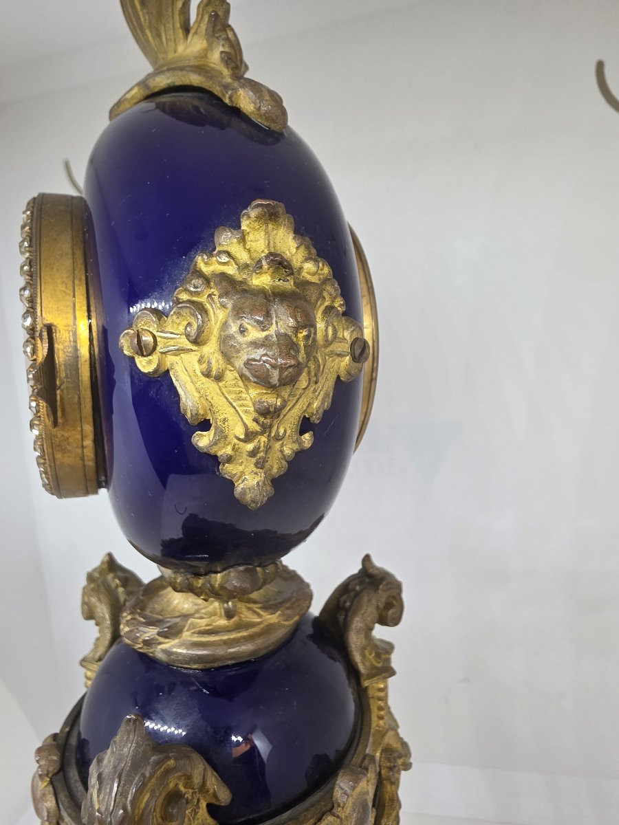 Orologio da tavolo a forma di vaso (o "orologio ad urna") francese epoca napolenoe III-photo-7