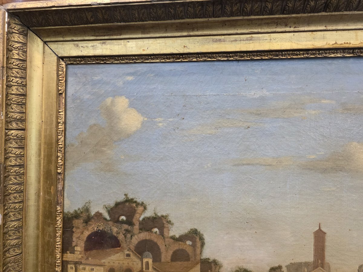  Capriccio Romano - Veduta del Foro con Tempio di Castore e Polluce, XVIII Secolo-photo-4