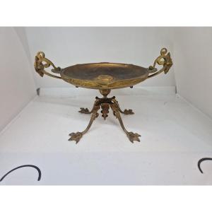 Alzatina in bronzo dorata Francia o Vienna XIX secolo Napoleone III 