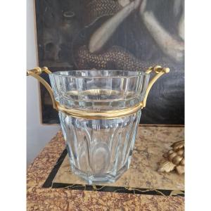 Secchiello per il ghiaccio o refrigeratore per vino Baccarat "Moulin Rouge". Circa 1985. Nessun