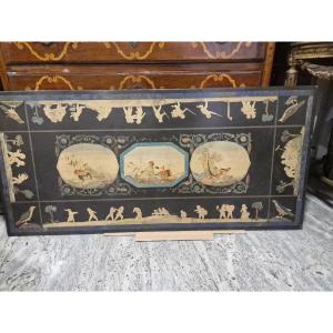 Piano in ardesia e scagliola epoca neoclassica (fine settecento - inizio ottocento)