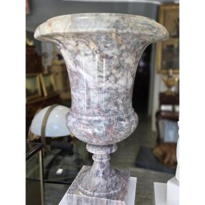 Vaso in marmo di forma medicea, inizio XX secolo