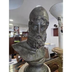 Chiurazzi - Busto greco in bronzo