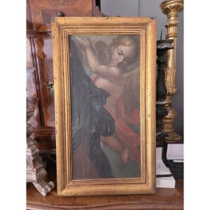 Dipinto olio su tela dei primi del settecento area Romana