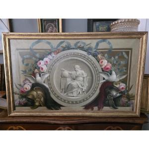 Olio su tela epoca Neoclassica. Primi anni dell'ottocento