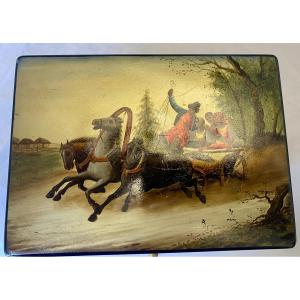 Russian Smoking Box Called Vishnyakov