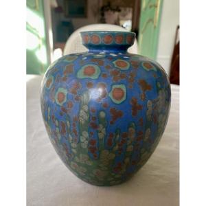 Revernay Glazed Stoneware Ball Vase