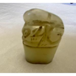 19th Century Chinese Durastone Seal 