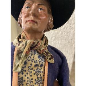 Lovely Pair Of 20th-century Maison Jouglas Figurines 