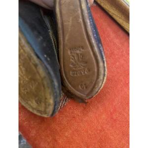 Pair Of 19th Century Doll Shoes 