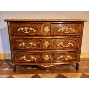 Early 18th-century Louis XIV-régence Chest Of Drawers In Rosewood Veneer